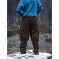 Pantaloni vichinghi Pantaloni di giunco marroni "Kjell"