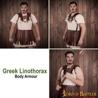 Corazza greca linothorax Armatura storica greca/macedone