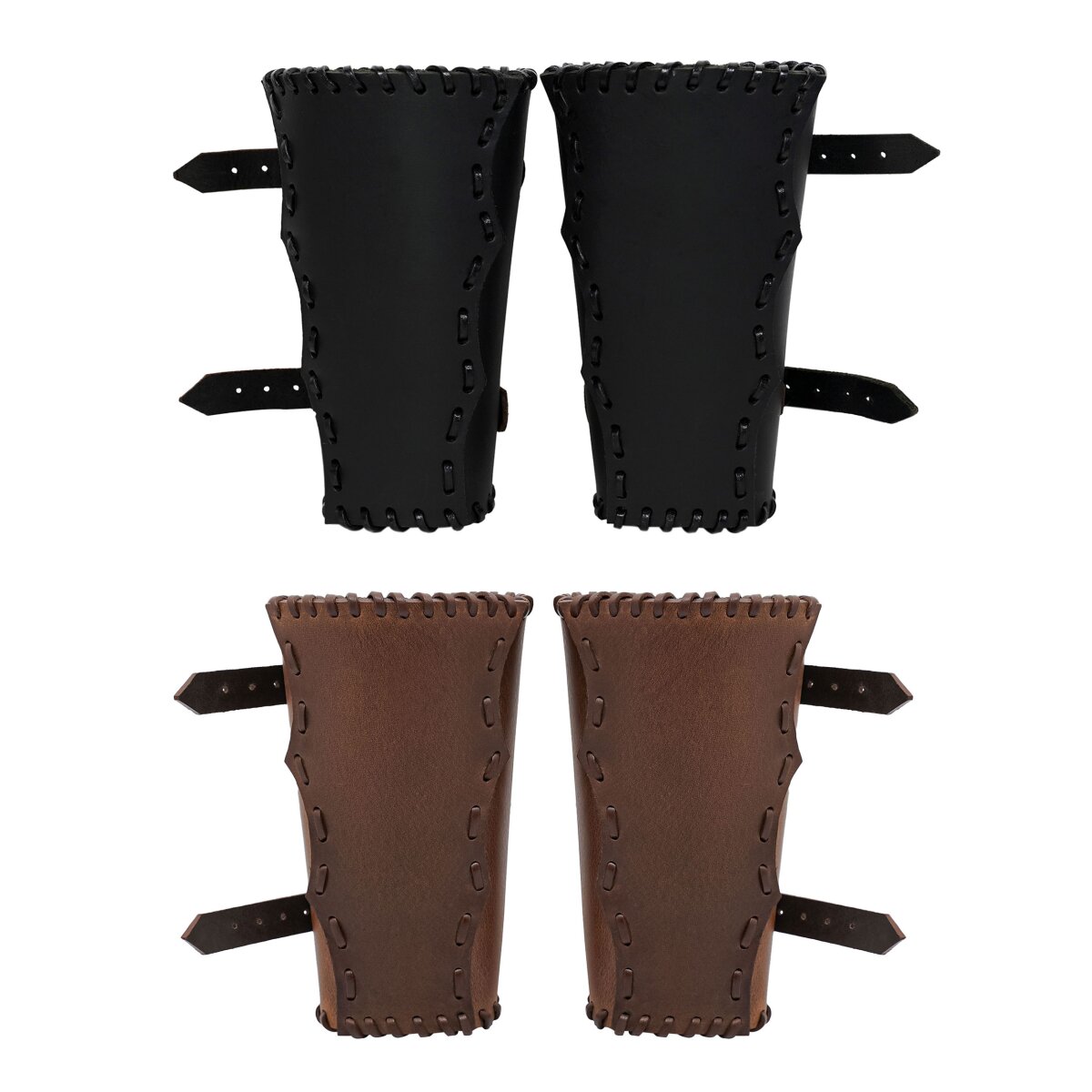 The Woodsman Bracers Handcrafted from Genuine Leather