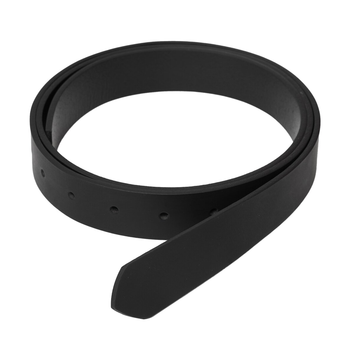 Ceinture en cuir faite main simple DIY 2,9 cm de large Noir