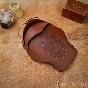 Larp Leather Shoulder Armour Yggdrasil World Ash