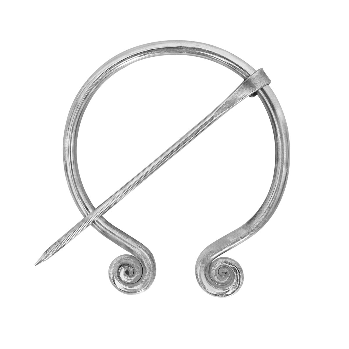 Medieval Stainless Steel Penannular Brooch Cloak Fibula