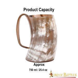 Boccale da birra Hornkrug, circa 750 ml