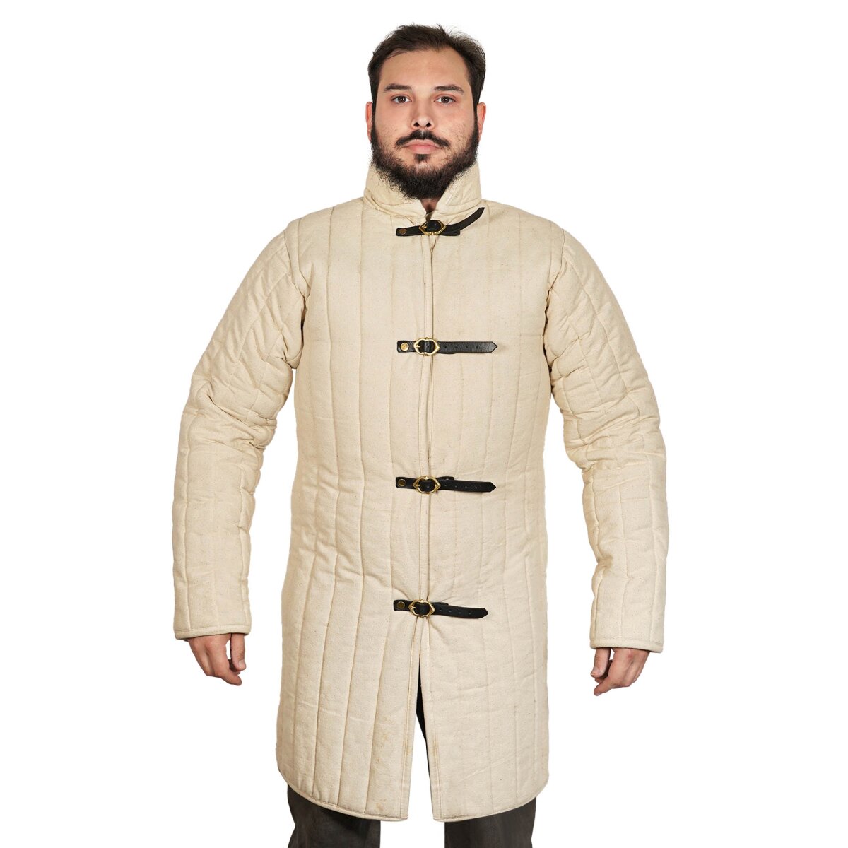 Medieval Front Opened Padded Gambeson (Type 10) Handmade...