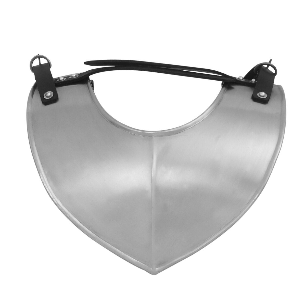 mittelalterlicher Gorget Halsberge, poliert