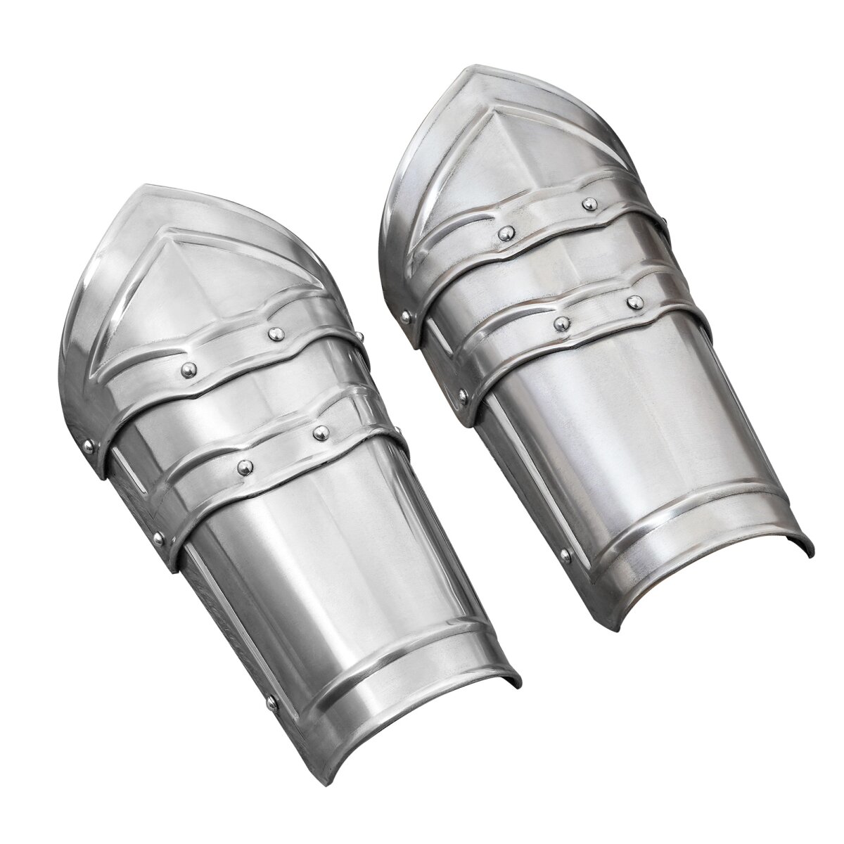 Medieval Fantasy Steel Bracers for LARP