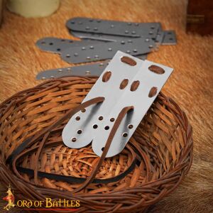 Birka Piastre Lamellari 100 Pezzi Piastre dAcciaio Sciolte Per Armature Lamellari Viking/Rus/Khazar