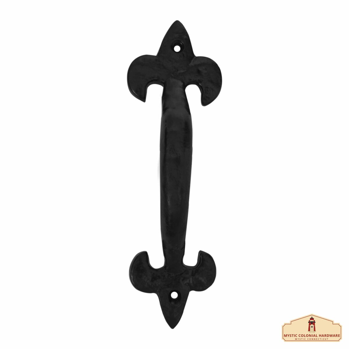 Rustic Cast Iron Fleur de Lis Door Pull: Ideal for...