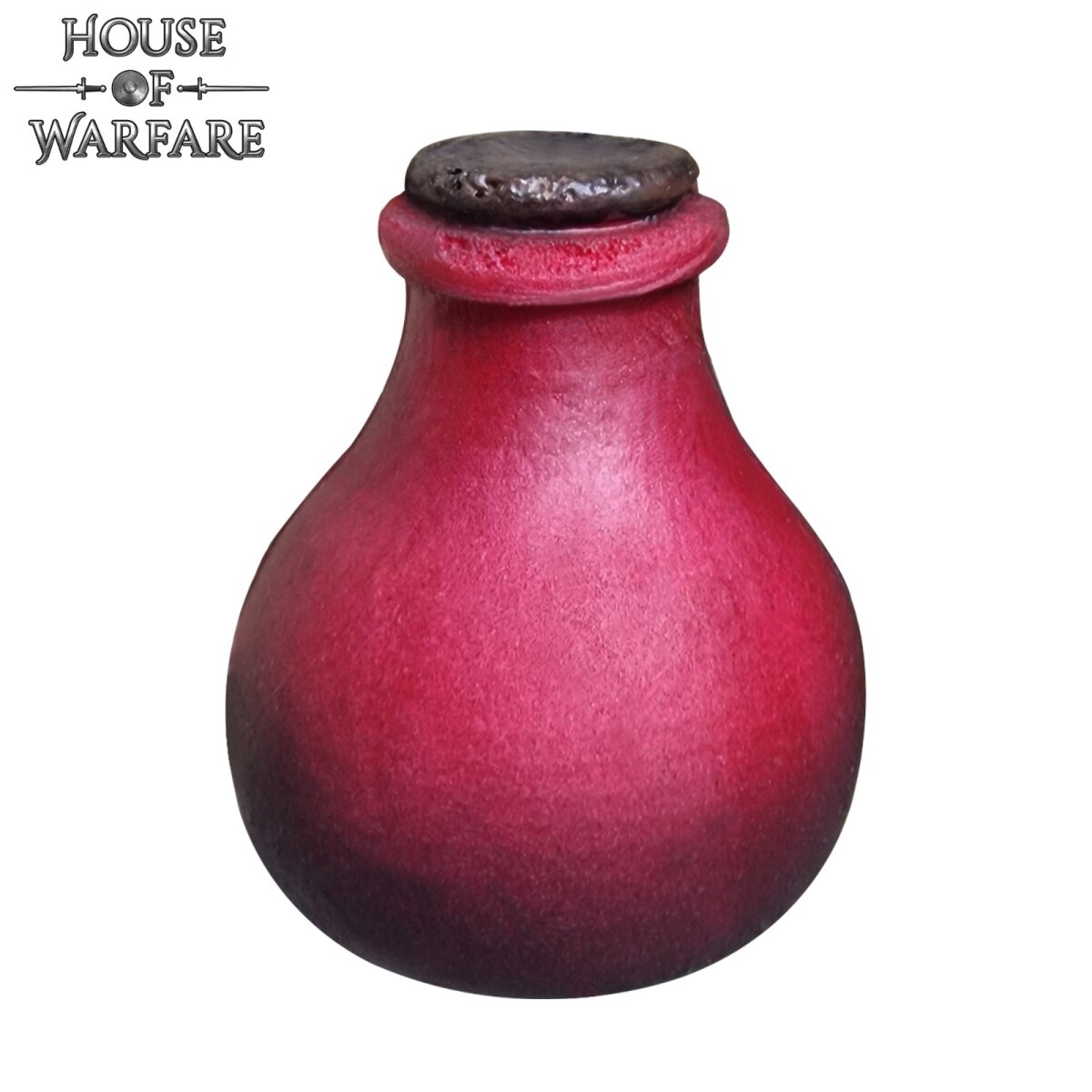 Potion magique en mousse rouge foncé pour le larp...