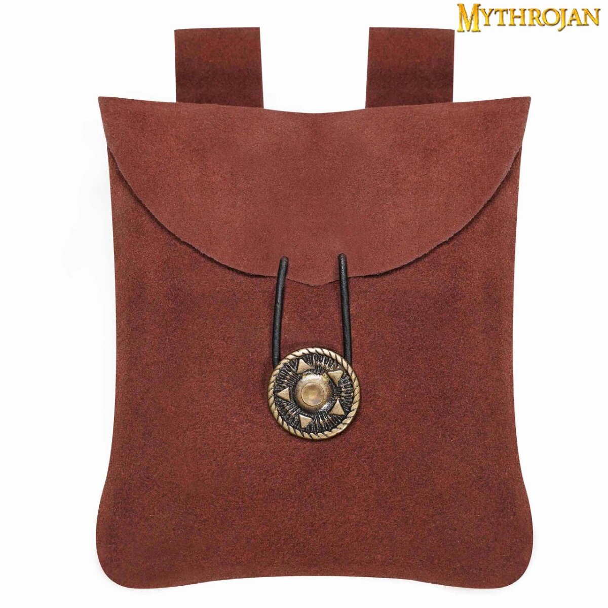 Suede Belt Bag,  Suede Leather, Maroon,...