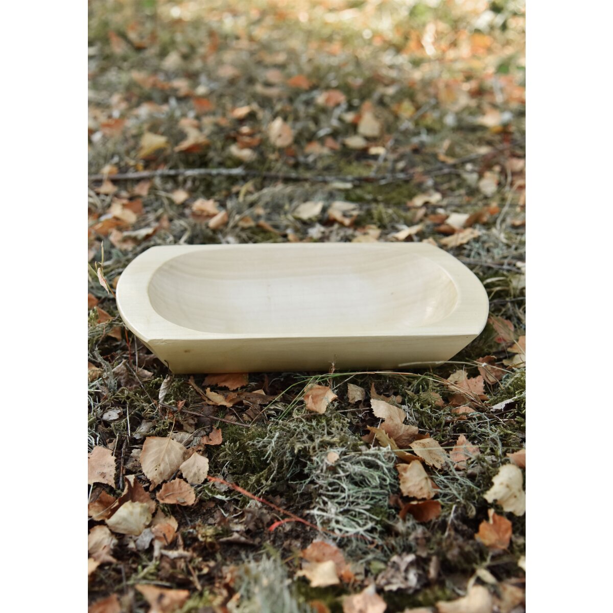 Wooden trough made of lime wood, smooth, sealed, approx....