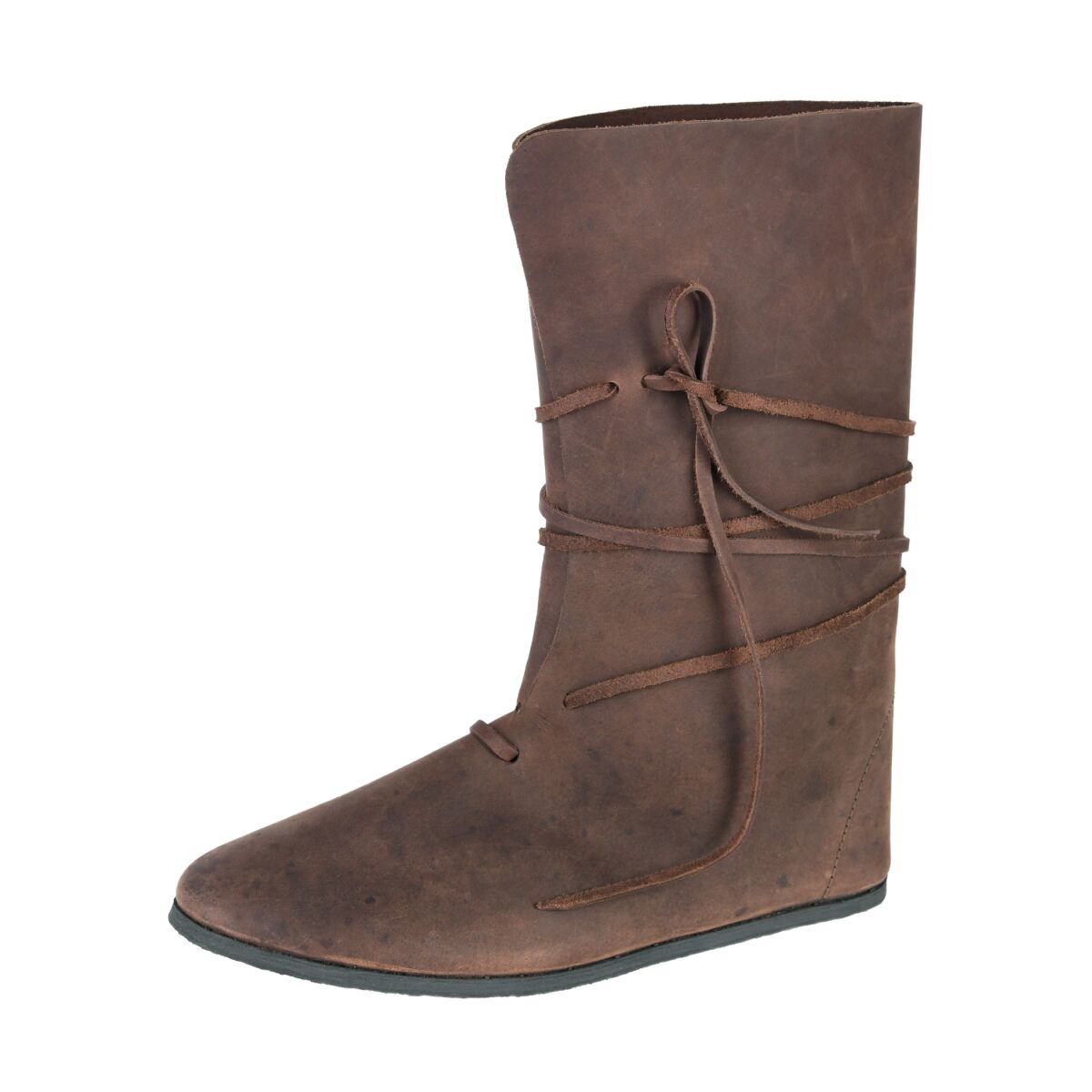 Stivali Viking con lacci, marrone