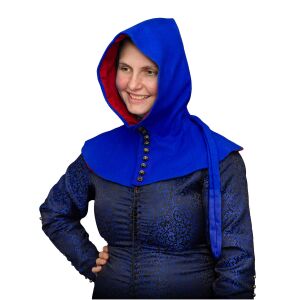 Cuffietta da donna tardo medievale con bottoni