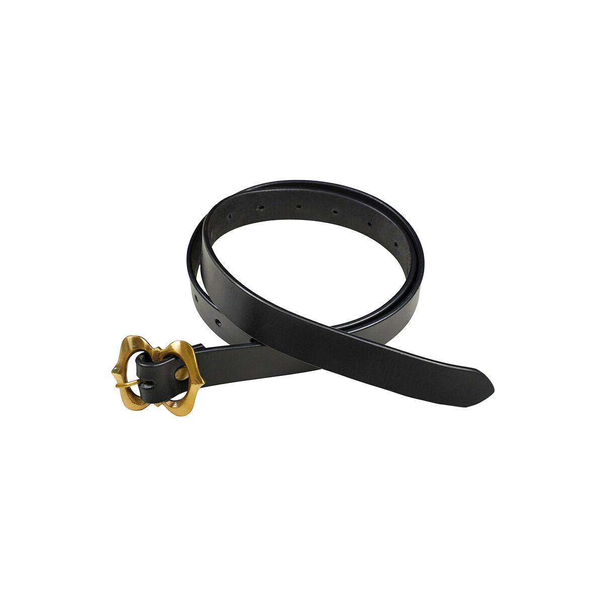Cintura medievale in pelle con fibbia in box
