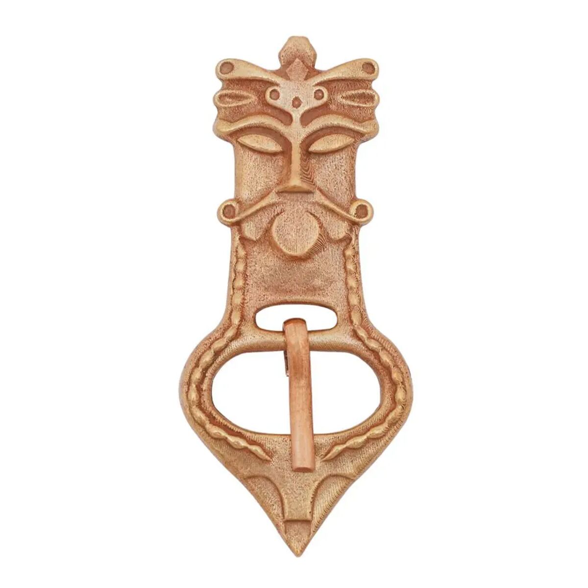 Fibbia da cintura celtica in bronzo