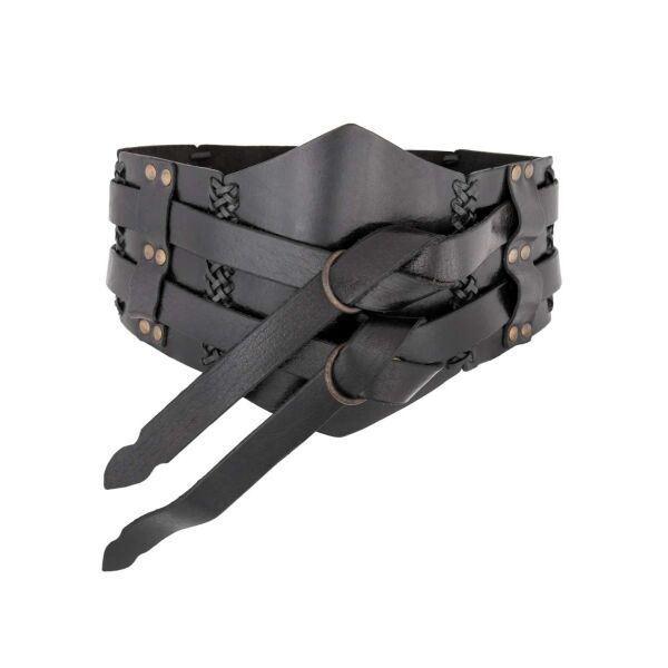 Cintura Vintage Con Portamonete In Finta Pelle, 2 Pezzi, Accessorio Medievale E Rinascimentale Per Costumi E Cosplay, Marrone