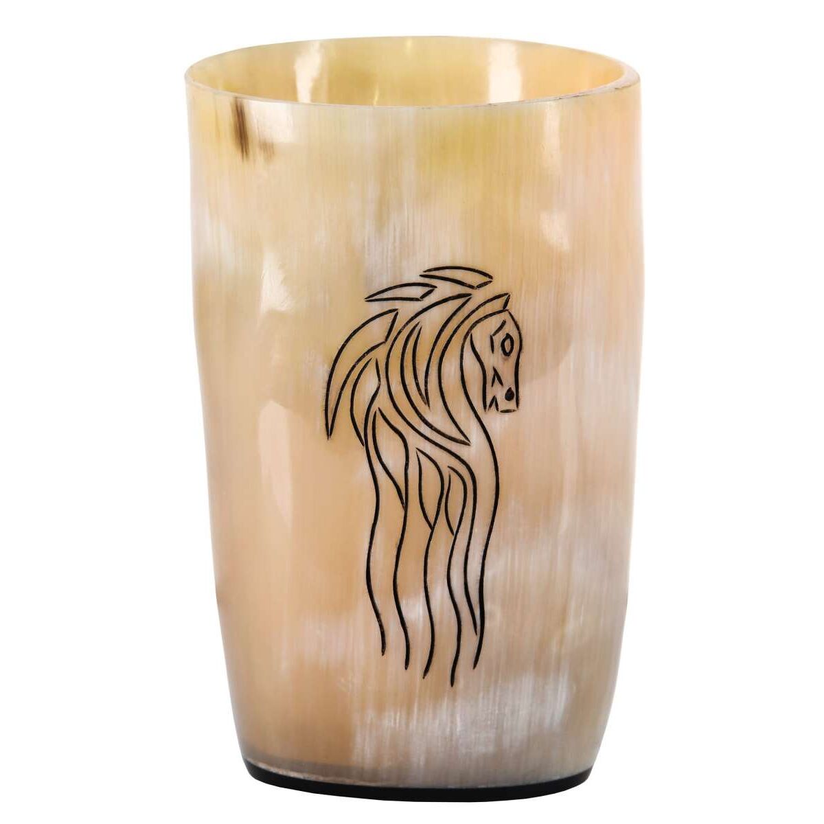 Tazza in corno “Horse Lords”