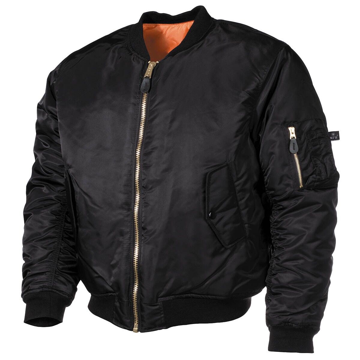 Giacca da pilota USA MA1, nera XXXL, seconda scelta