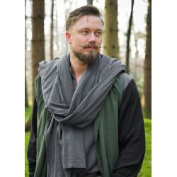 Sciarpa medievale in cotone effetto stropicciato unisex