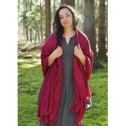 Sciarpa medievale in cotone effetto stropicciato unisex
