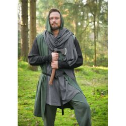 Sciarpa medievale in cotone effetto stropicciato unisex