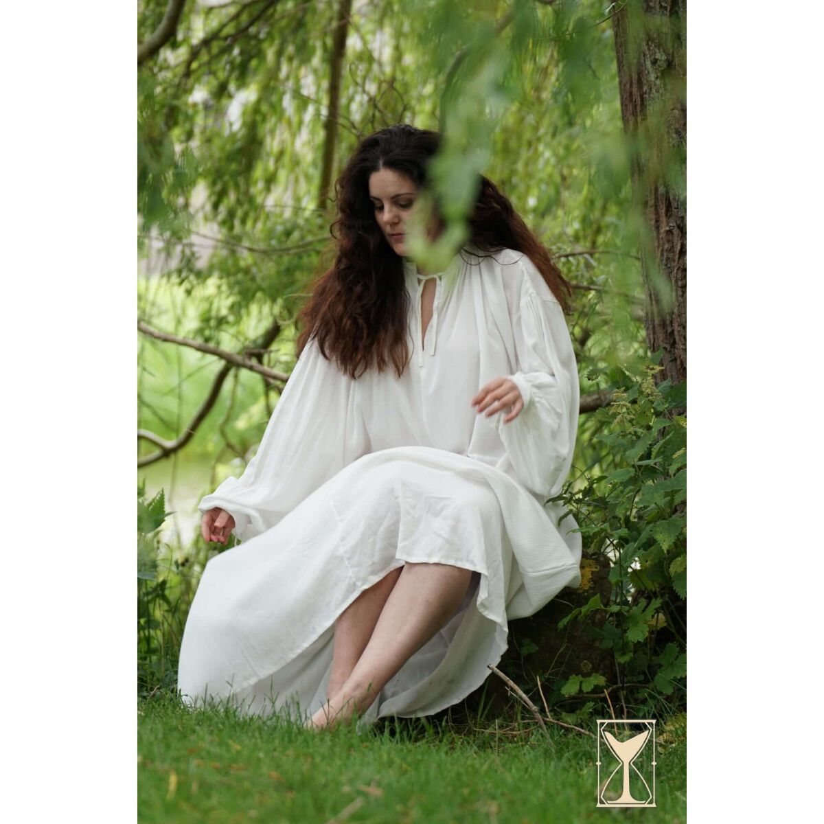 Smock Violet - Intimo medievale in coton box