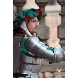Piastre di spalla Landsknecht in acciaio da 1,6 mm