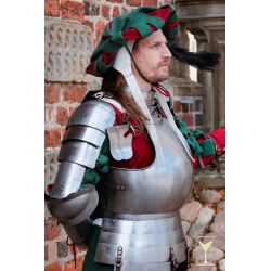 Piastre di spalla Landsknecht in acciaio da 1,6 mm