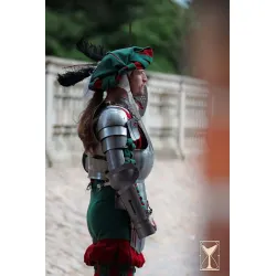 Piastre di spalla Landsknecht in acciaio da 1,6 mm