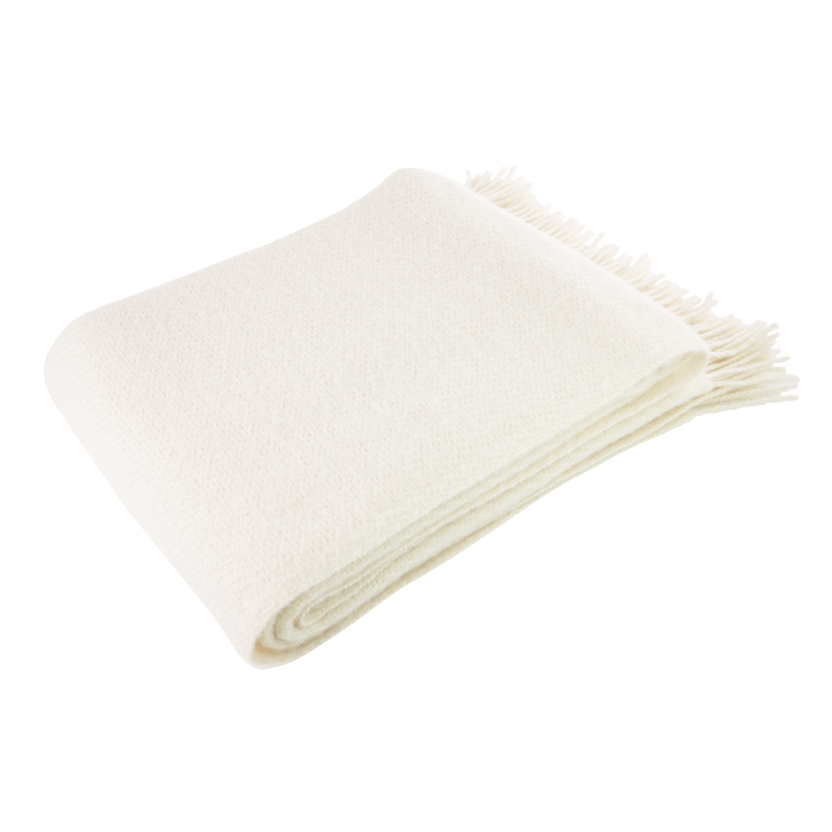 Sheepwool blanket white 130x200cm