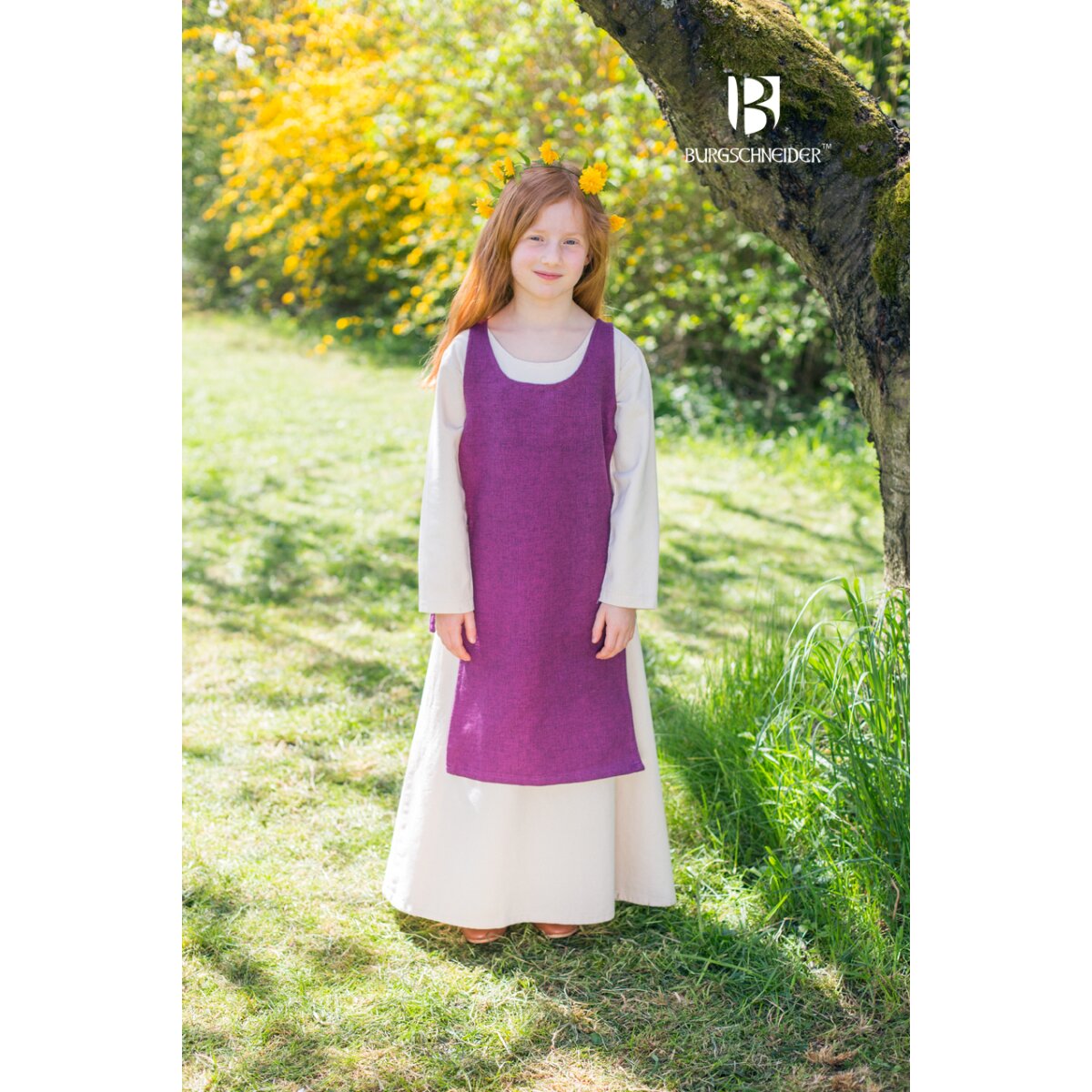 Sur-robe enfant Ylva lilas