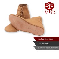 Scarpe medievali reversibili con lacci