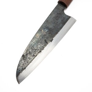 Coltello da cuoco Santoku o Chef forgiato a mano con lama temprata da 19,5 cm