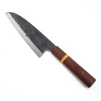 Coltello da cuoco Santoku o Chef forgiato a mano con lama temprata da 19,5 cm