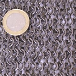 1 kg di anelli per catene punzonate e anelli per catene da rivettare, incl. teste di rivetto rotonde, Ø 6 mm, acciaio