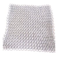 Catena 20 x 20 cm, anelli tondi non rivettati, Ø 8 mm, larghezza 1,6 mm, acciaio zincato