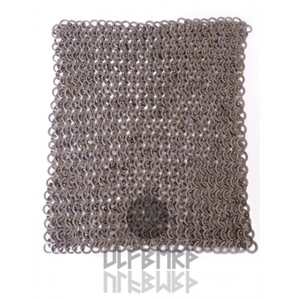 Catena 20 x 20 cm, anelli piatti rivettati e punzonati, Ø 8 mm, larghezza 1,8 mm, acciaio