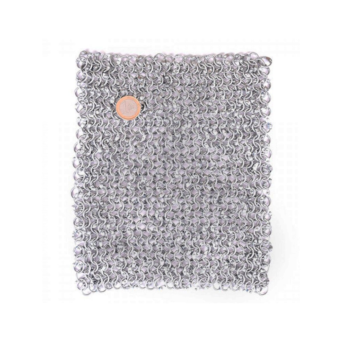 chain piece 20 x 20cm, round rings with round rivets,...