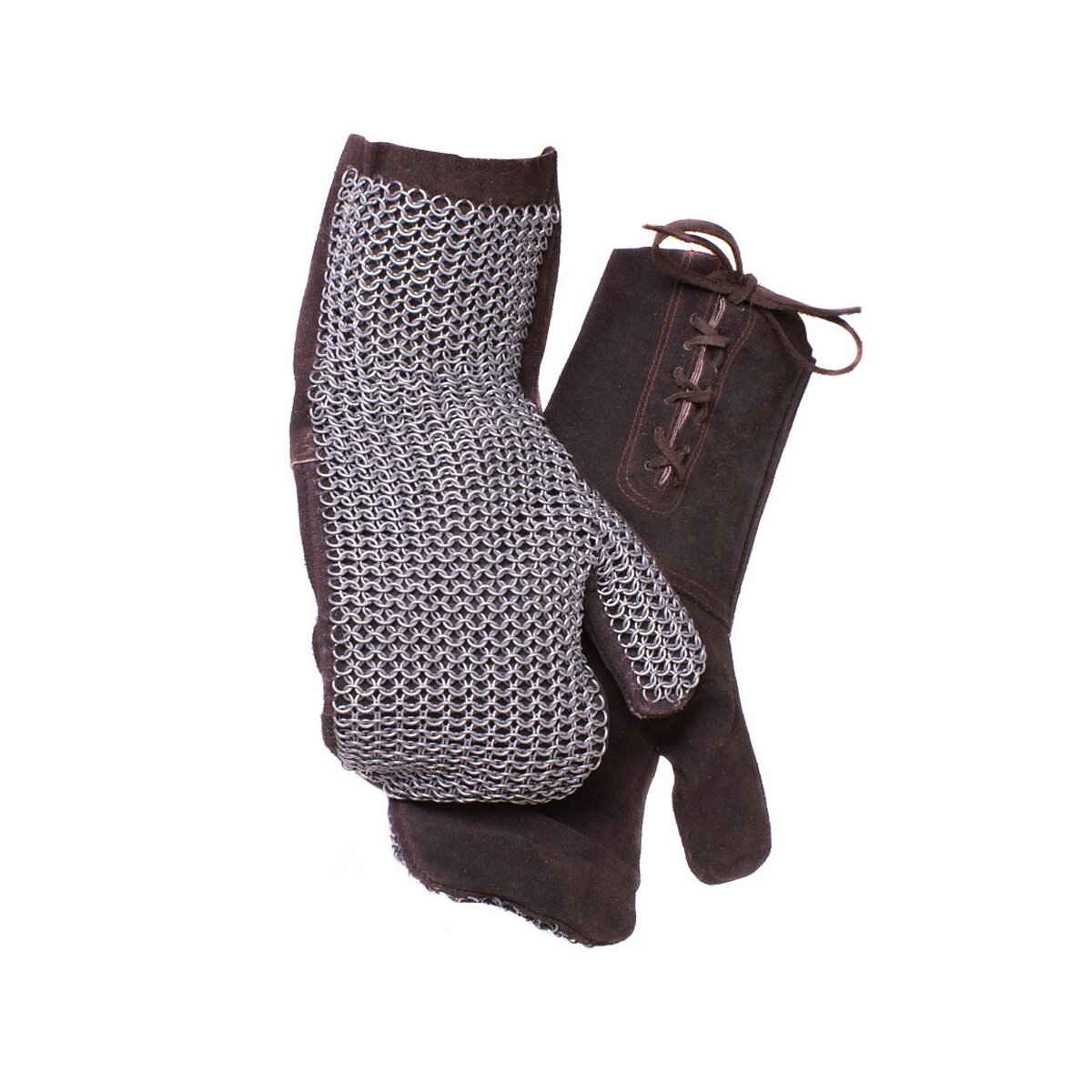 mittens with chain mesh, Ø 6mm, steel, size 9-10