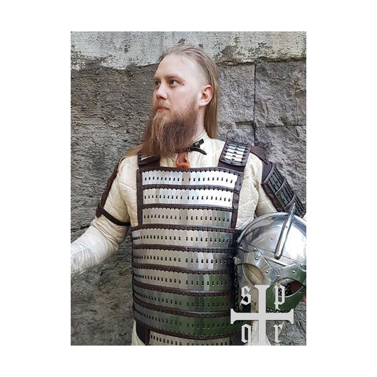 Birka Type Lamellar Armour, Steel and Leather