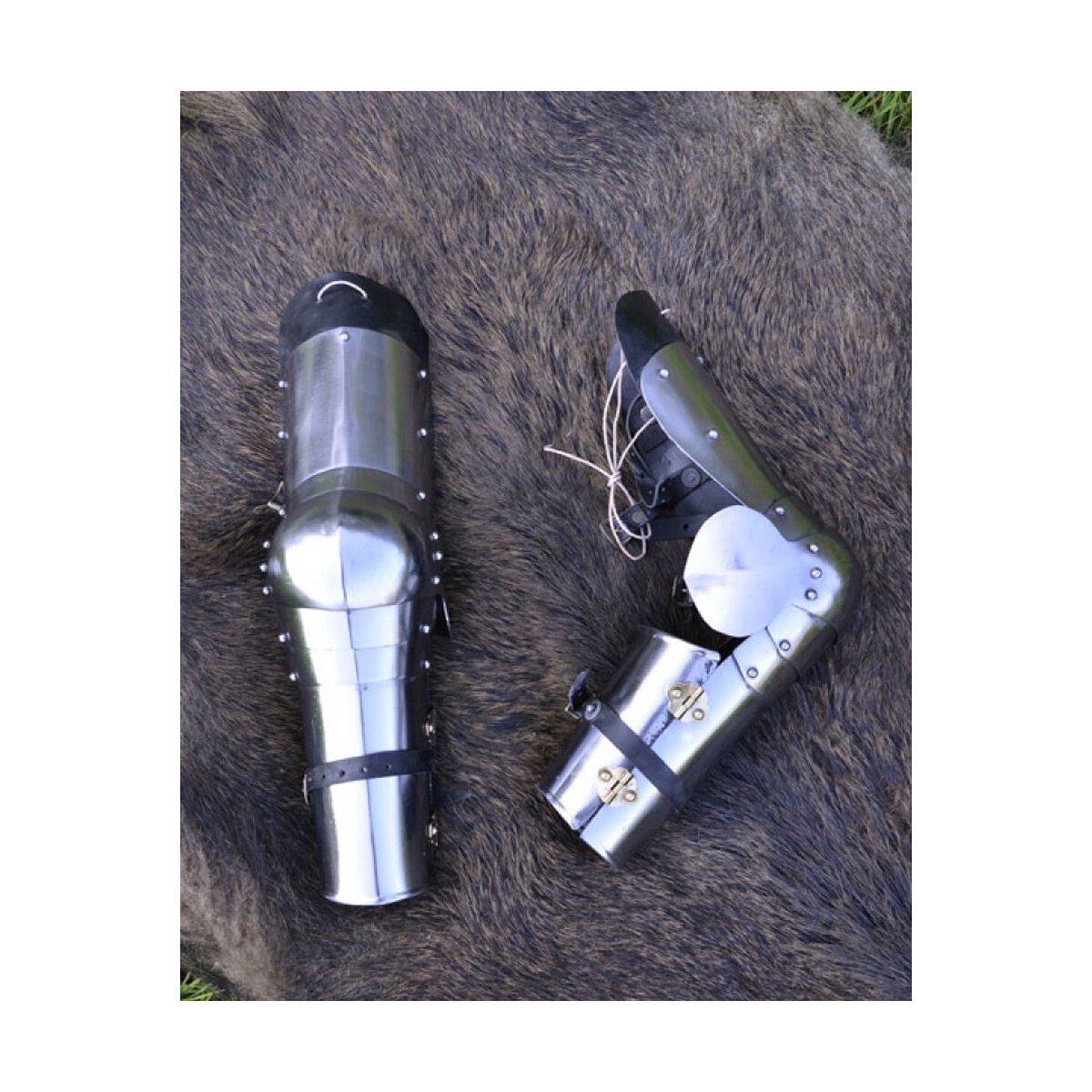 1 Pair Rerebrace and Vambrace Set, 1.6 mm Steel - battle...