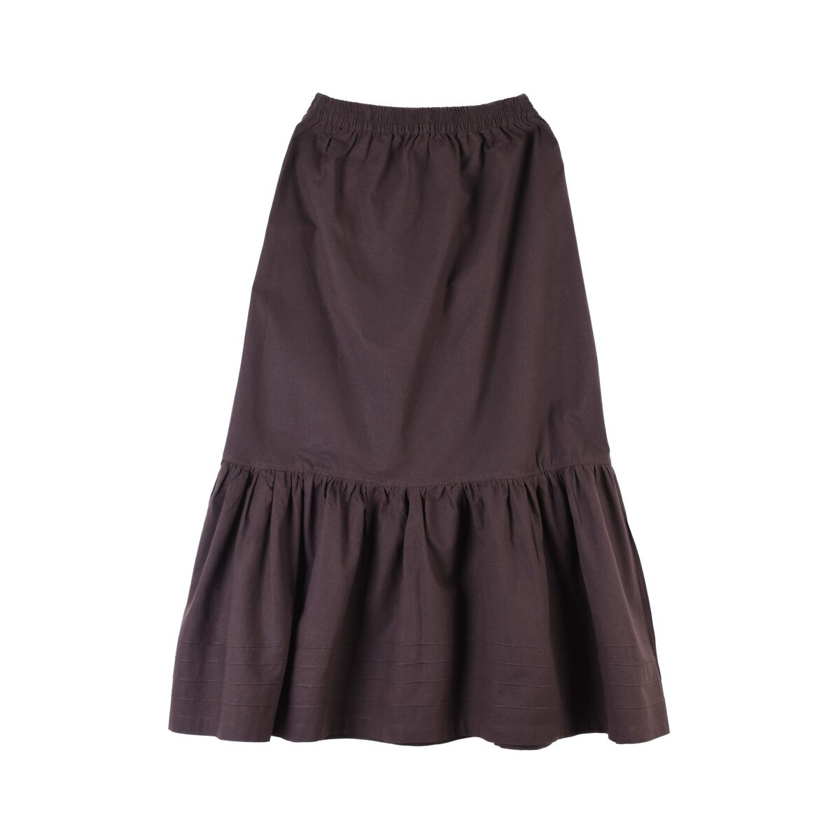 Market-medieval skirt or pirate skirt brown