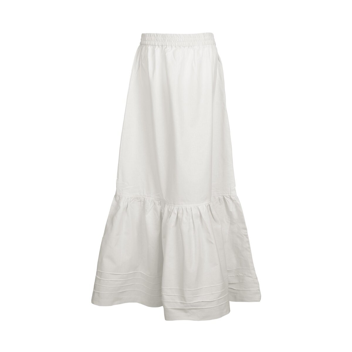 Market-medieval skirt or pirate skirt natural white